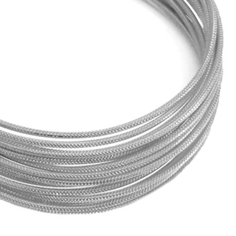 Filo alluminio tondo zigrinato Ø 2 mm - Argento