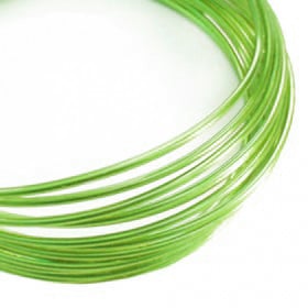 Filo alluminio tondo liscio Ø 2 mm - Verde tiglio