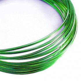Acquista qui il filo d'alluminio colorato, diametro 2 mm, per le tue creazioni di bigiotteria in tecnica wire. Color turchese.