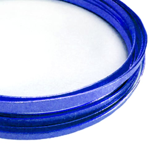 Filo alluminio piatto liscio 3,5 x 1 mm - Blu Royal