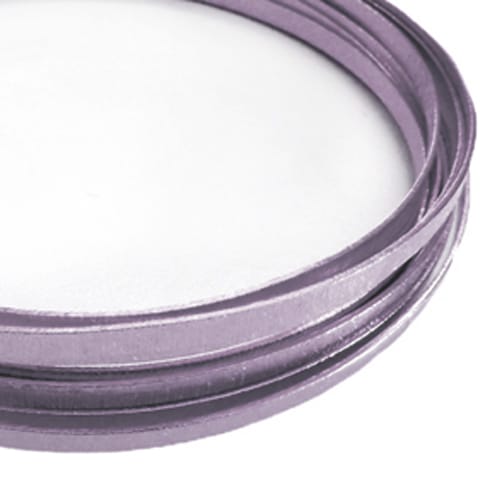 Filo alluminio piatto liscio 3,5 x 1 mm - Lavanda