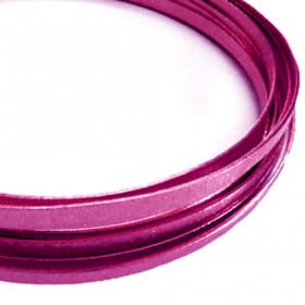 Filo alluminio piatto liscio 3,5 x 1 mm - Fucsia