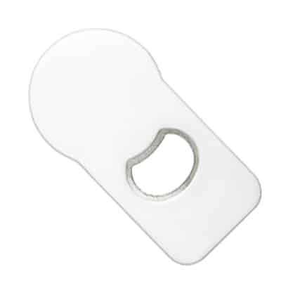 (OUT OF STOCK) - MAGNETE APRIBOTTIGLIA ACTION NEUTRO. COLORE BIANCO. CONFEZIONE DA 500 PEZZI.