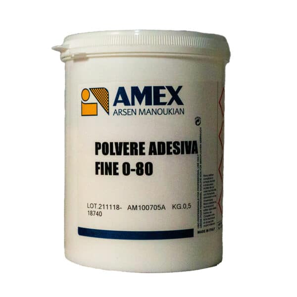 Polvere Adesiva Plastica Fine 0-80 1 Kg serigrafia