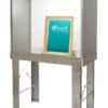 vasca di lavaggio per telai serigrafici acciaio inox