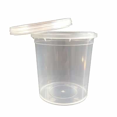 Contenitore vuoto da 120 ml in plastica trasparente - CPL Fabbrika