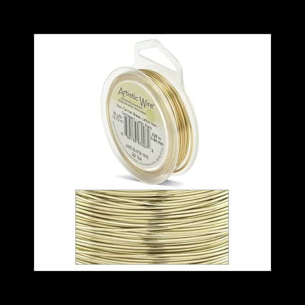Filo artistic wire non tarnish brass (oro) Ø 0.64mm - 13.7m