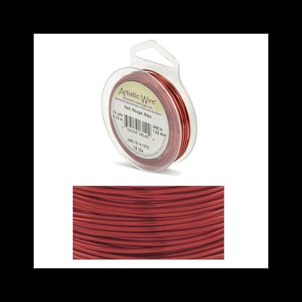 Filo Artistic Wire Rosso - Ø 1.02mm - 9m