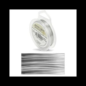 Filo artistic wire argento in acciaio inossidabile Ø 0.64mm - 13.7m