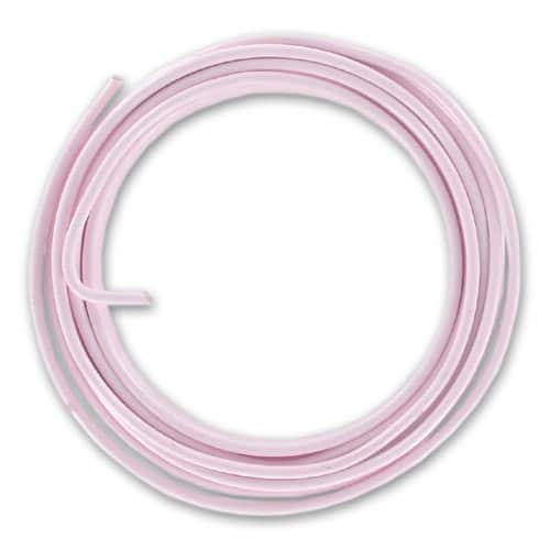 Filo alluminio tondo liscio Ø 2 mm - Rosa pastello