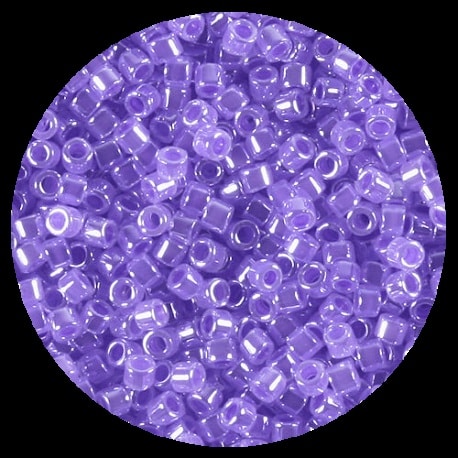 Perline Miyuki Delica Ceylon Lined Purple Crystal 11/0