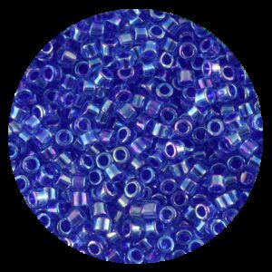 Perline in vetro Miyuki Delica Lined Blue Violet ab 11/0 - 10g
