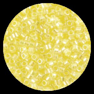 Perline in vetro Miyuki Delica Lined Light Yellow Crystal ab 11/0 - 10g