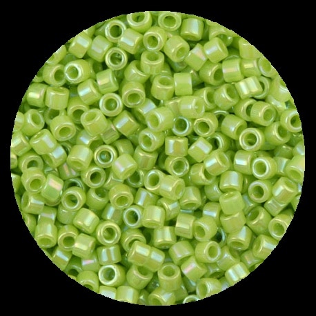 Perline in vetro Miyuki Delica Opaque Chartreuse ab 11/0 - 10g