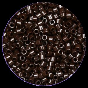 Perline in vetro Miyuki Delica Opaque Chocolate Brown 11/0 - 10g