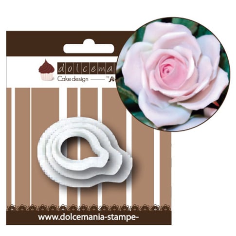 (OUT OF STOCK)Set 3 tagliapasta per petali di rosa