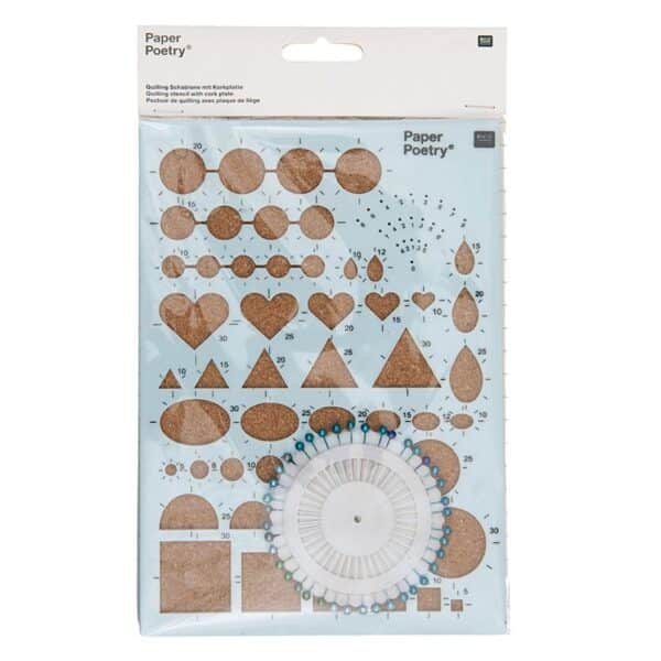 (OUT OF STOCK)Pochoir per Quilling Paper Poetry - Forme varie - immagine 2