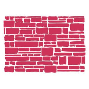 (OUT OF STOCK)STENCIL 20x15 CM - TEXTURE MATTONI