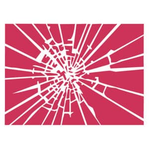 (OUT OF STOCK)STENCIL 20x15 CM - EFFETTO VETRO FRANTUMATO