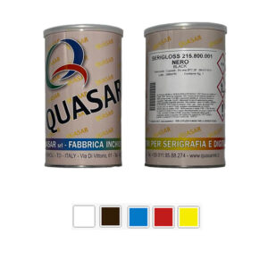 Collezione di Colori per Serigrafia a Base Solvente Serigloss Lucido Quasar