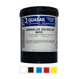 Collezione di Colori per Serigrafia a Base Solvente Omnialux Lucido Quasar